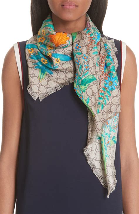 gucci scarf nordstrom rack|gucci scarf women sale.